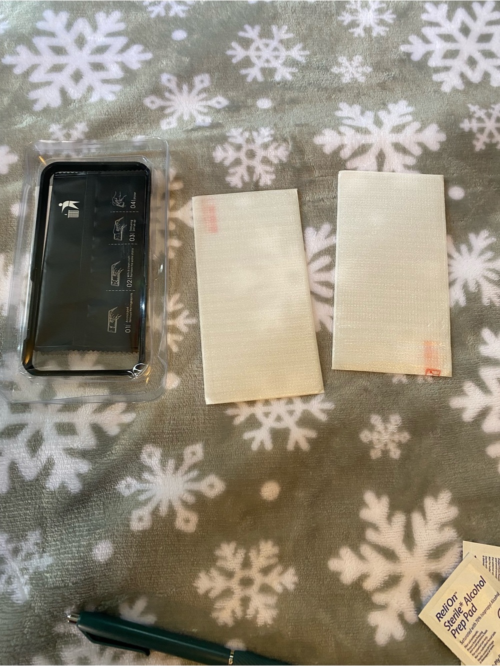 Tempered Glass Screen Protector for Cell Phones - Black Frame